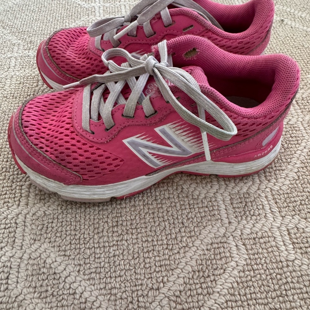 Kids Pink New Balance Sneakers